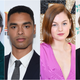 L-R: James McAvoy, Rene-Jean Page, Emma Corrin, and Bill Nighy
